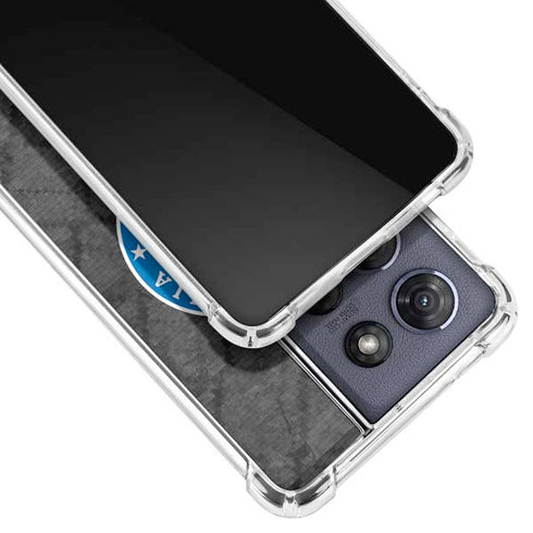 NBA Philadelphia 76ers Black Rust Moto G Play 5G (2025) Clear Case